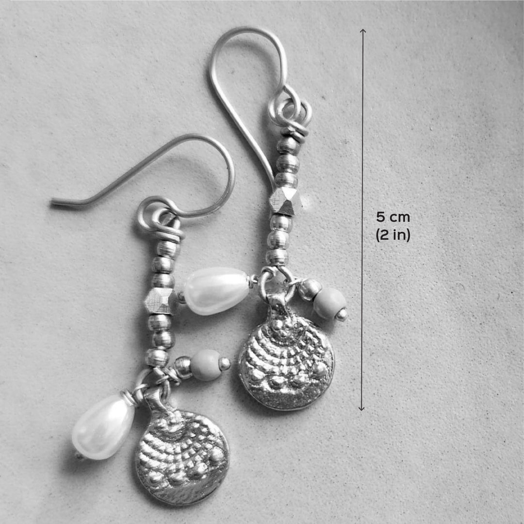 Handmade Seraphina Brass Earrings