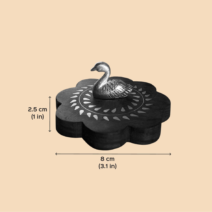 Handmade Tortoise Design Brass Incense Stick Holder