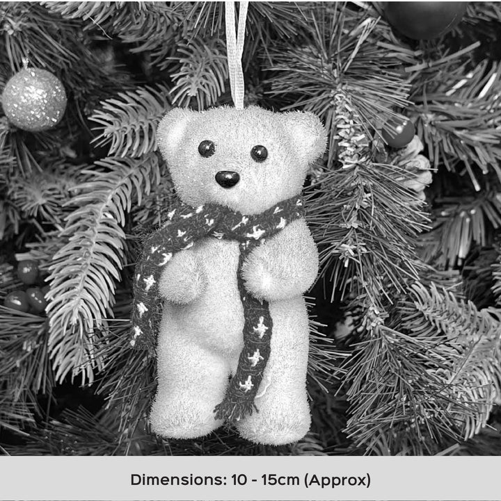 Handmade Cozy Bear Plush Ornament