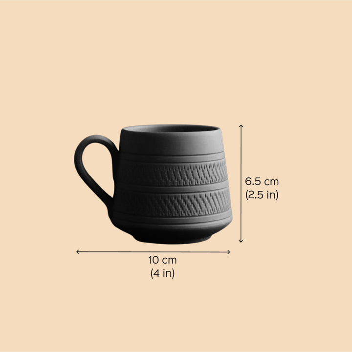 Handmade Nawabi Terracotta Tea Cups | Set Of 6