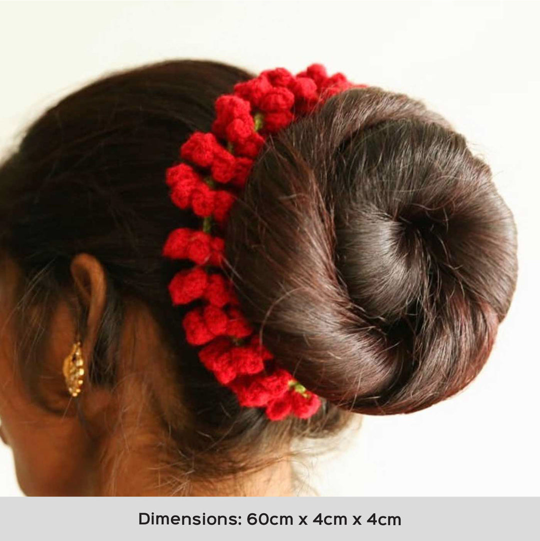 Handmade Crochet Garja Design Acrylic Yarn Head Band