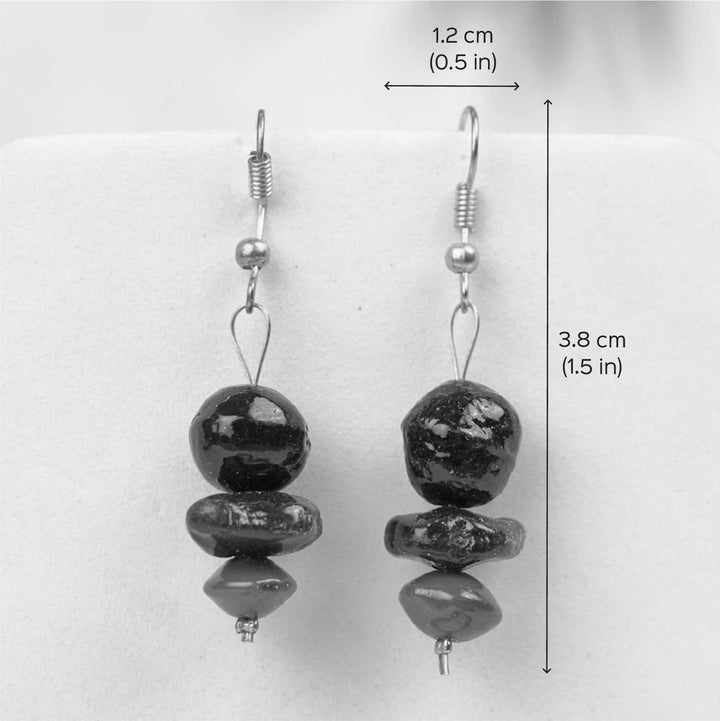 Handmade Reetha , Tamarind & Gunj Seed Earrings