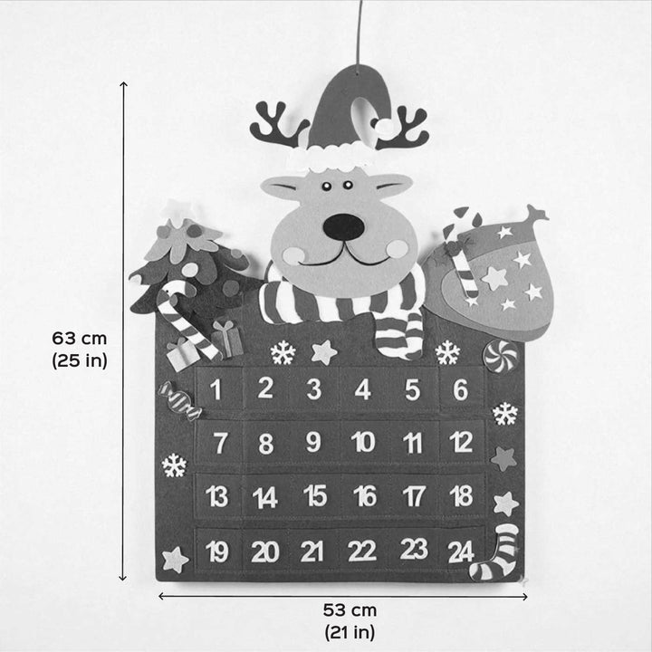 Handmade Felt Magical Reindeer Journey Advent Calendar