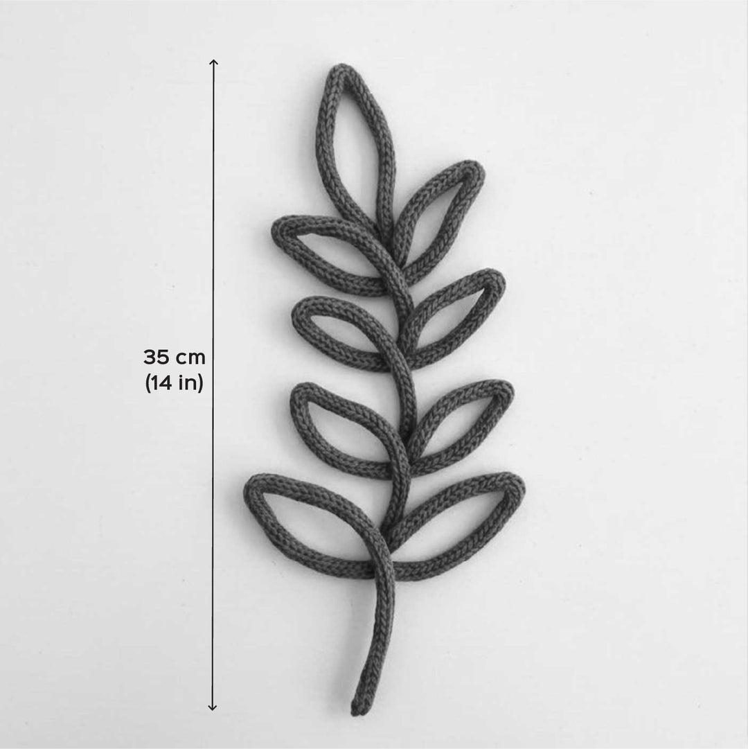 Handmade Knitted Wire Green Gulzar Fern