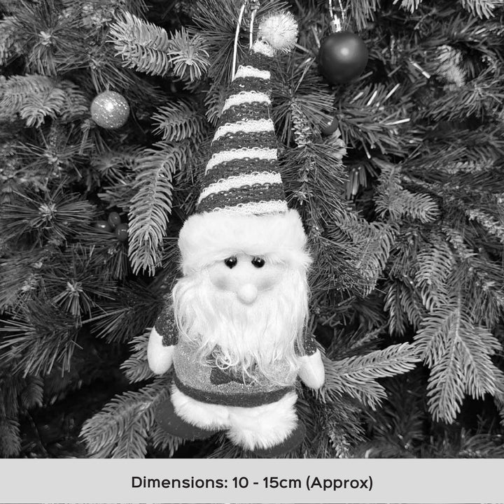 Handmade Nordic Noel - Santa Plush Ornament