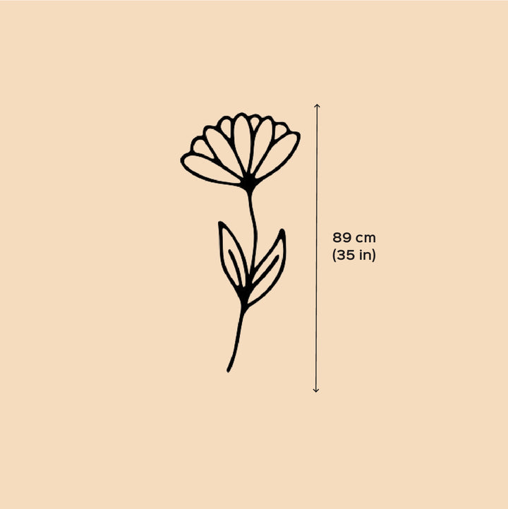 1 Pc| Handmade Corn Husk Kevda Design  Flower Stick