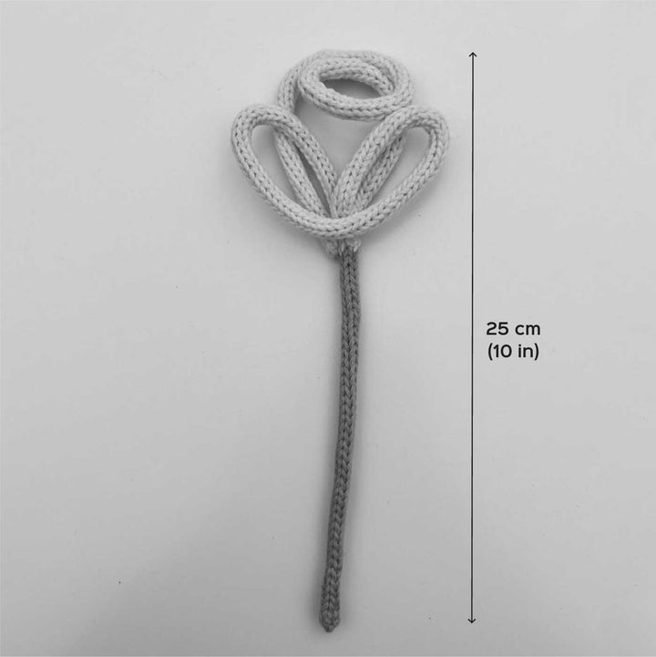 Handmade Knitted Wire Gulzar Yellow Rose