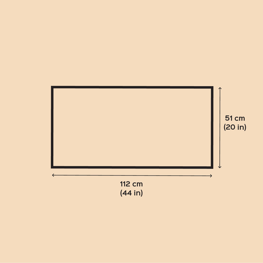 44 x 20 Inch | Handmade Canvas Naukavihaar Painting
