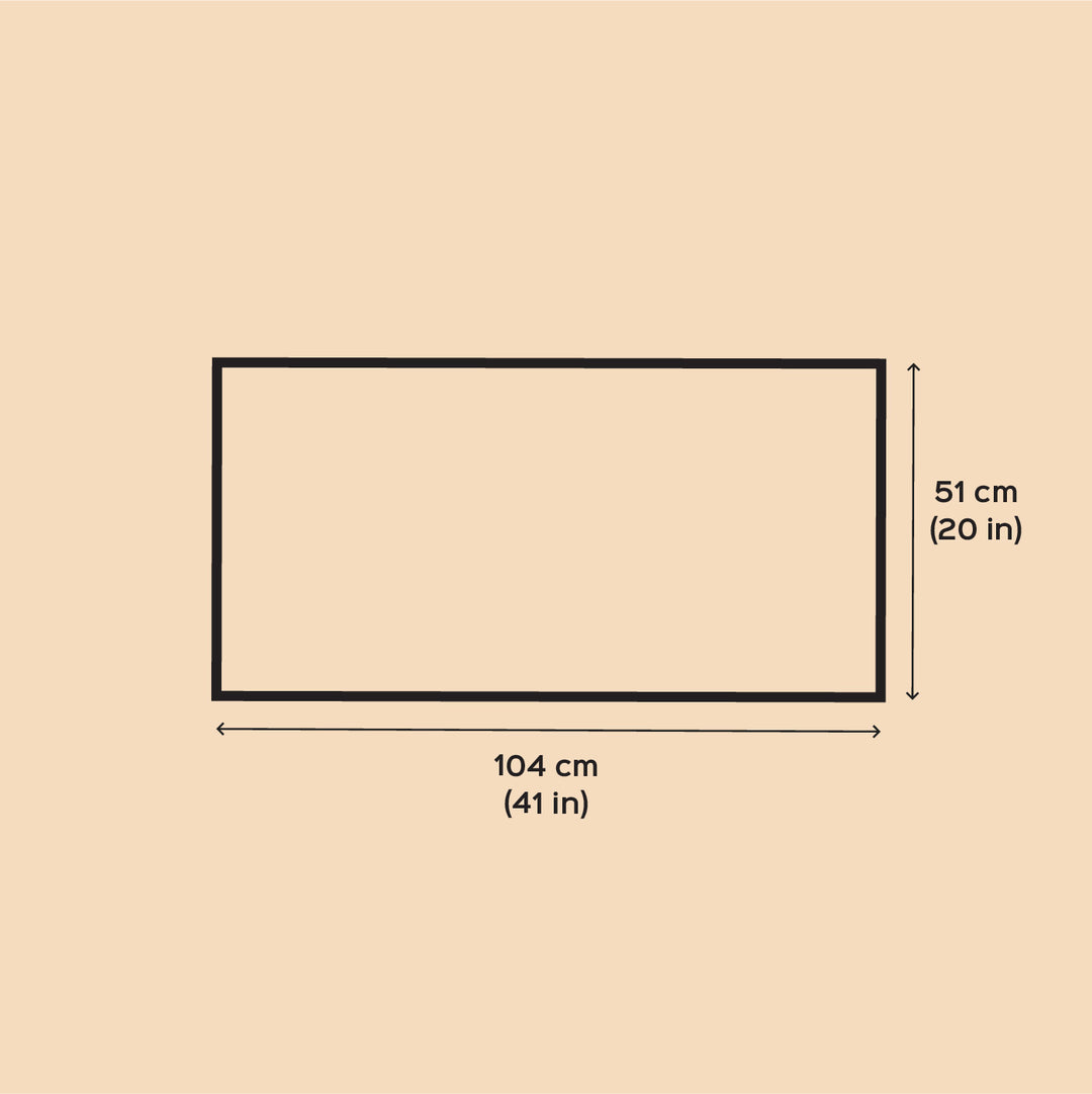 41 X 20 Inch | Handmade Tussar Silk Saura Mandala Painting