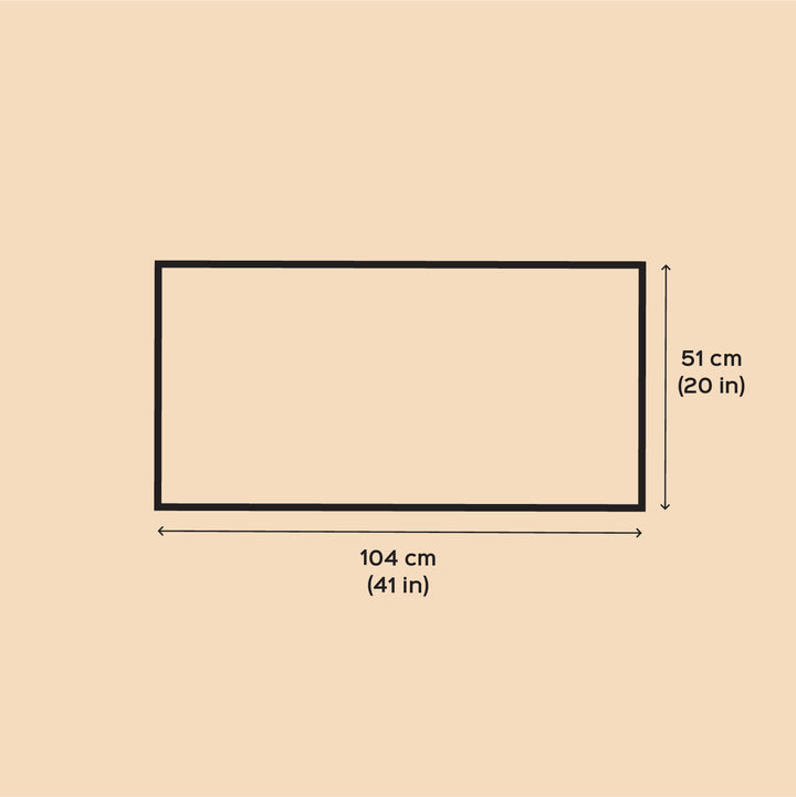 41 X 20 Inch | Handmade Tussar Silk Saura Mandala Painting