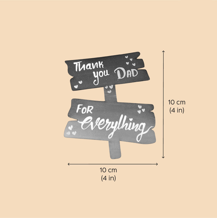 Personalized Signboard Theme MDF Wood Fridge Magnet For Fathers