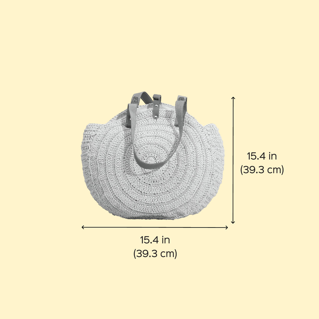 Handmade Crochet United Urbane Spiral Shoulder Bag