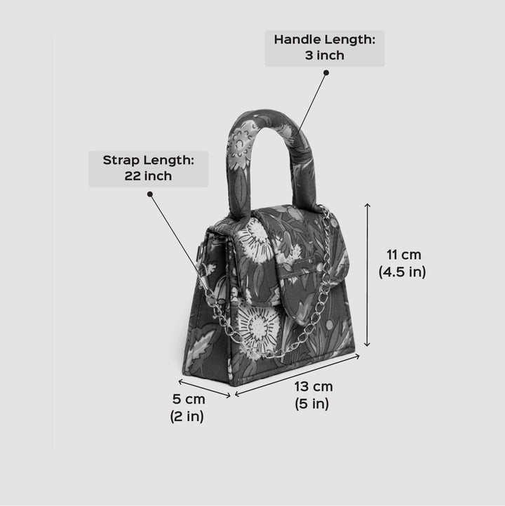 Mini Bageechi Hand Block Printed Chiq Bag
