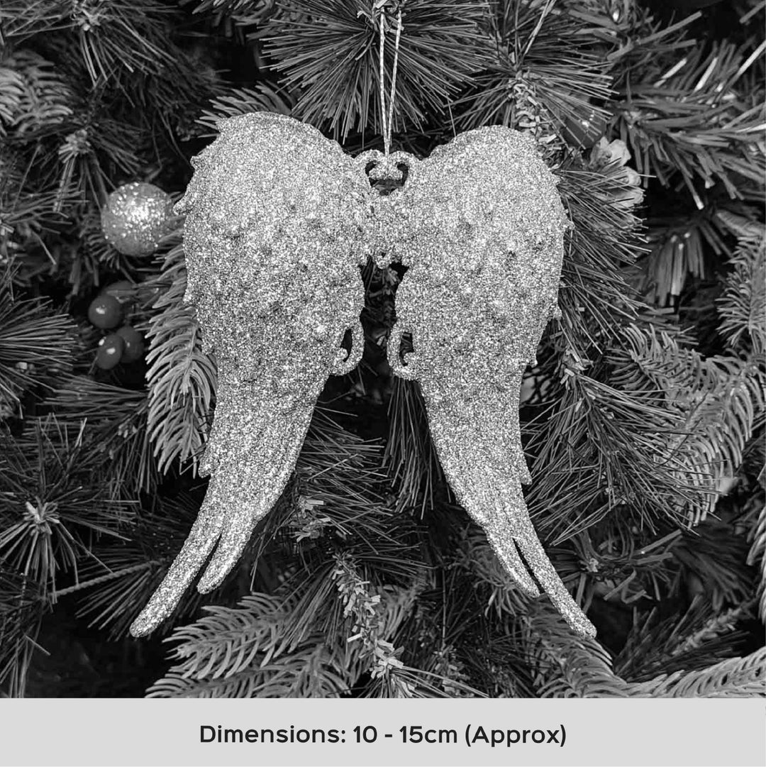 Handmade Celestial Wings Plush Ornament