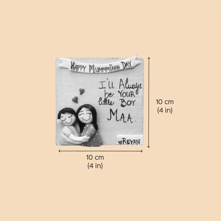 Personalized Handmade Mother's Day Theme MDF Wood Fridge Magnet For Mothers