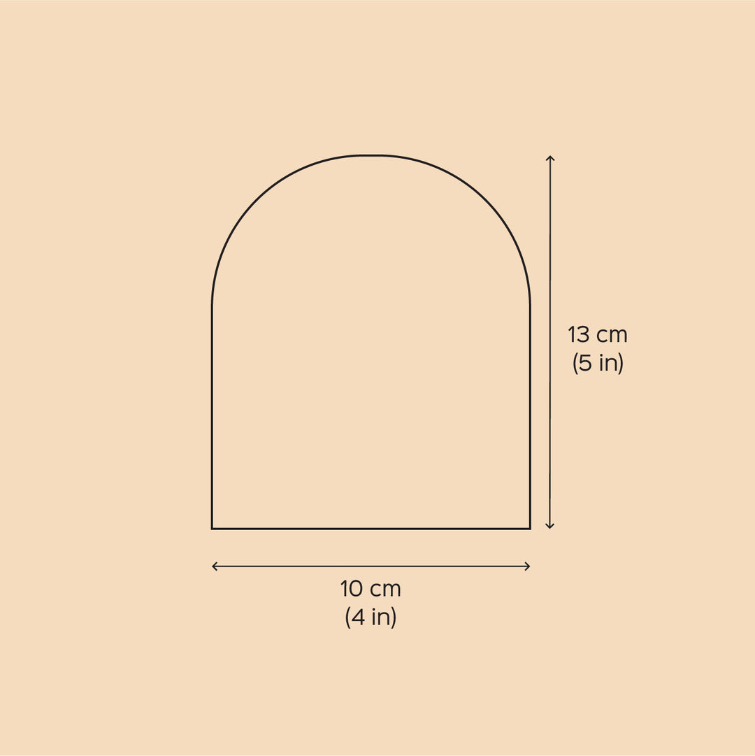 Photo Personalized Printed Arch Shaped Wooden Decorative Plaque