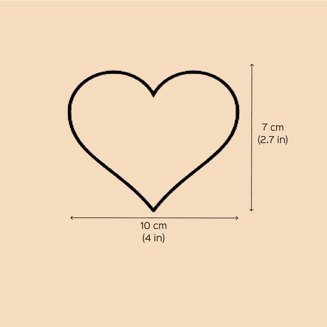 Photo Personalized Printed Heart Shaped Wooden Fridge Magnet | Set Of 2