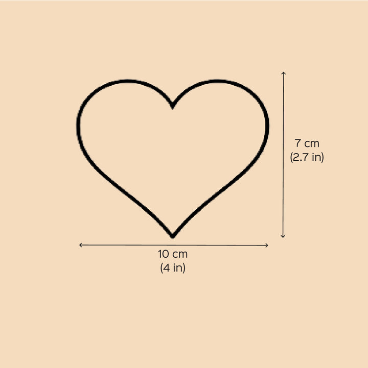 Photo Personalized Printed Heart Shaped Wooden Fridge Magnet | Set Of 2
