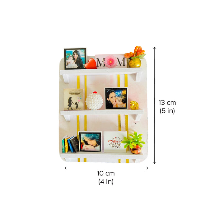 Photo Personalized Handmade Miniature Shelf Theme Wooden Fridge Magnet