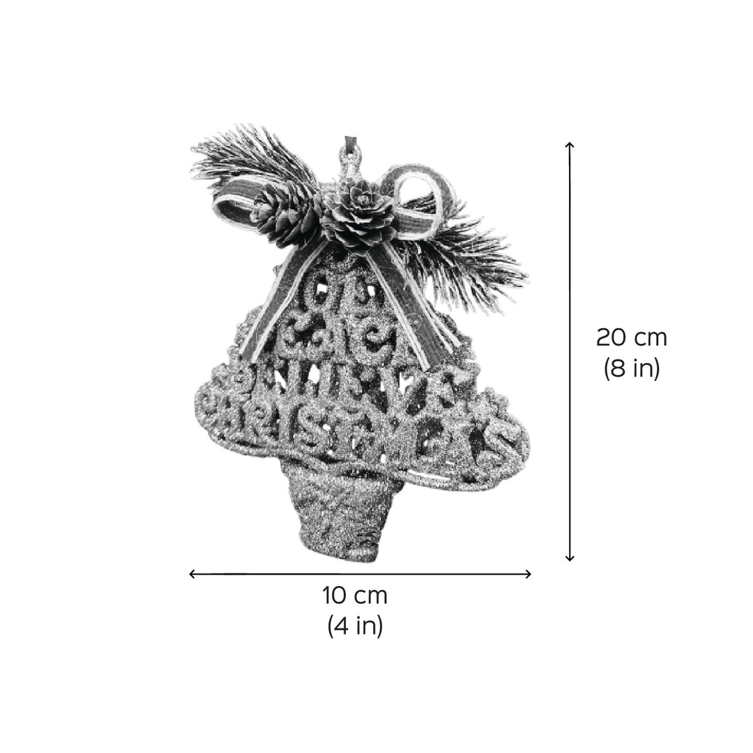 Handmade Love, Noel, Peace Glitter Wooden Ornaments For Christmas Tree Decoration