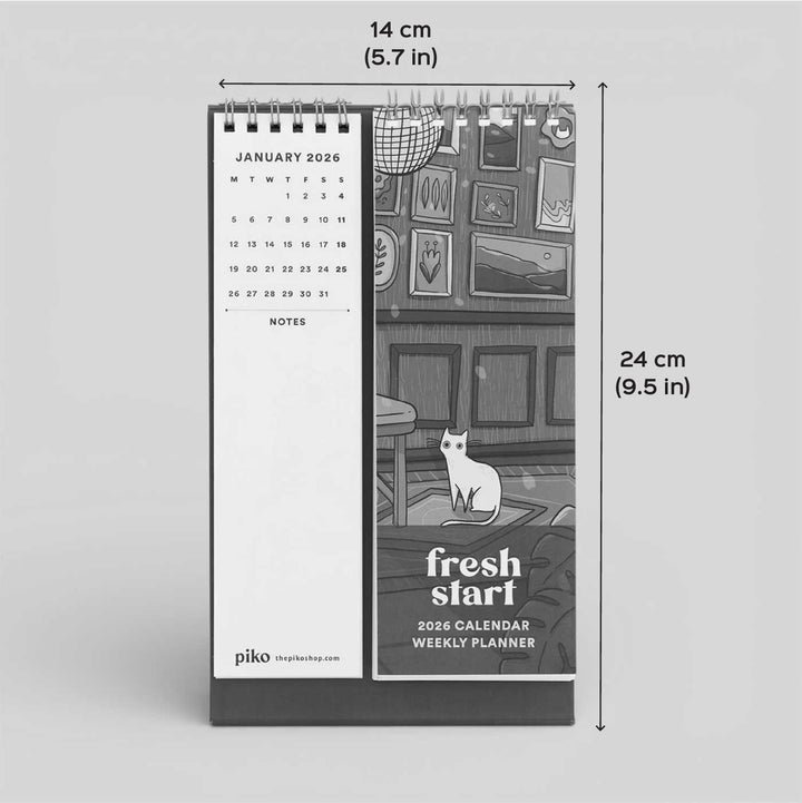 Cozy Room Calendar With Daily Planner