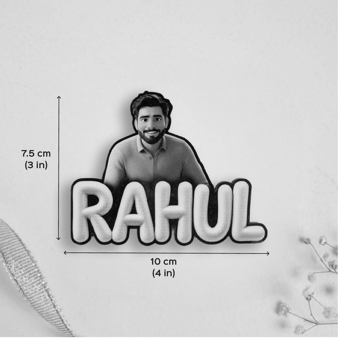 Photo Personalized Caricature Acrylic Fridge Magnet