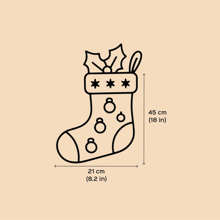 Personalized Handmade Golden Glow Snowman Stocking