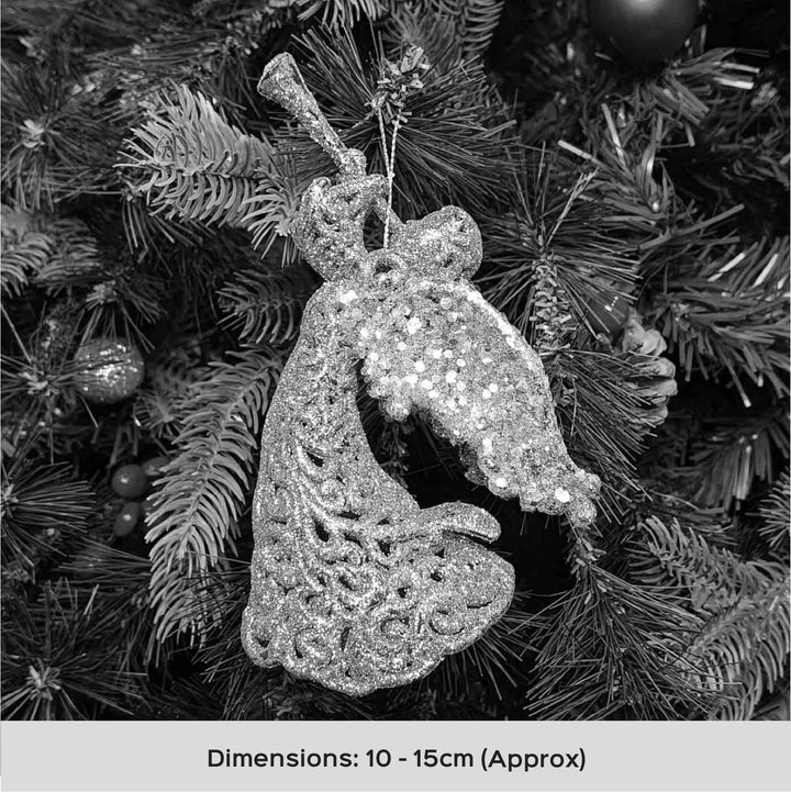 Handmade Blush Angel Plush Ornament