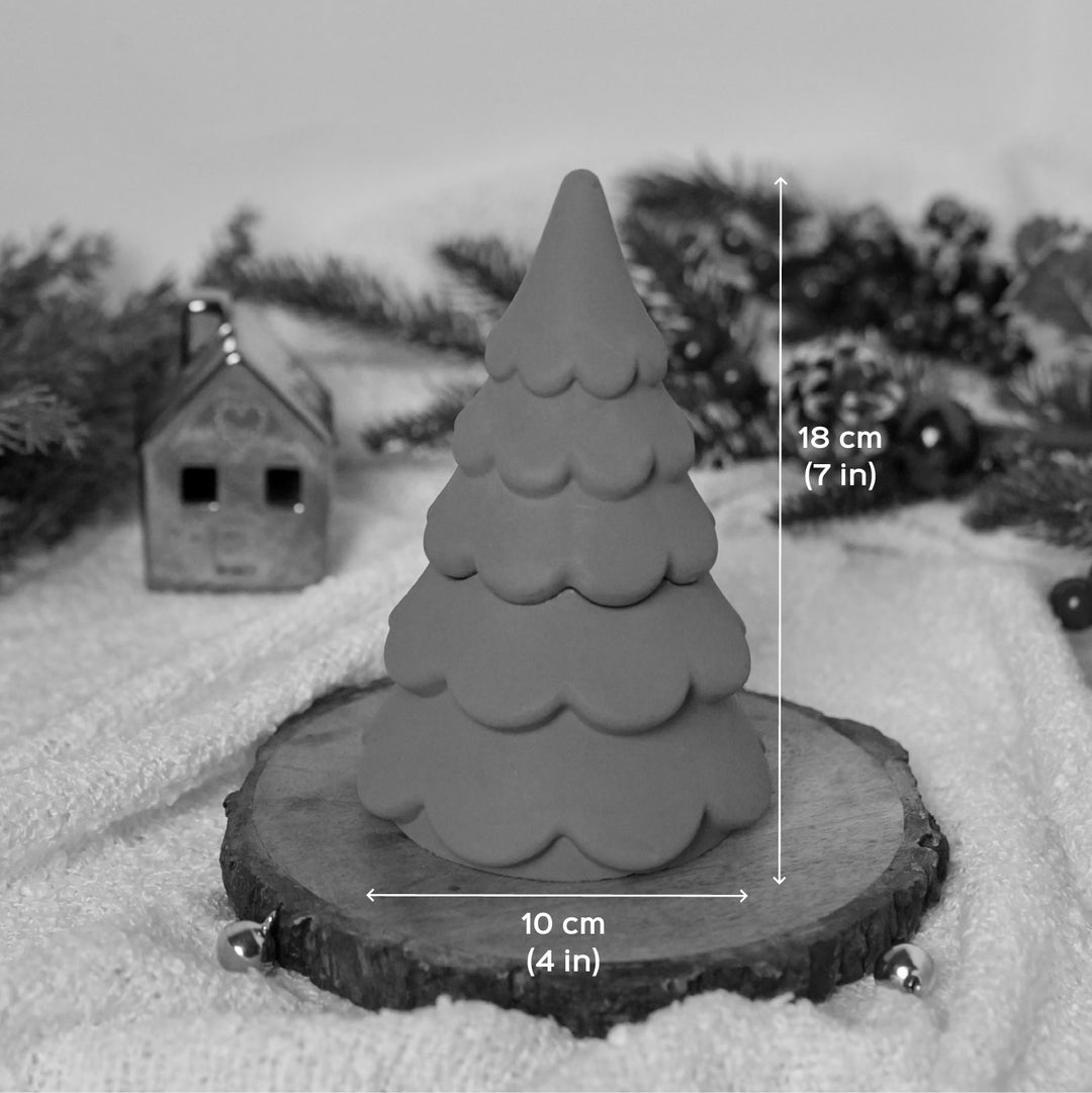 Handmade Soy Wax Christmas Tree Jar Candle