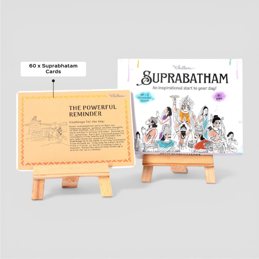 Suprabhatam - Vol.2 | Daily Reflection Cards for Kids Mindfulness & Values | 8+ Years
