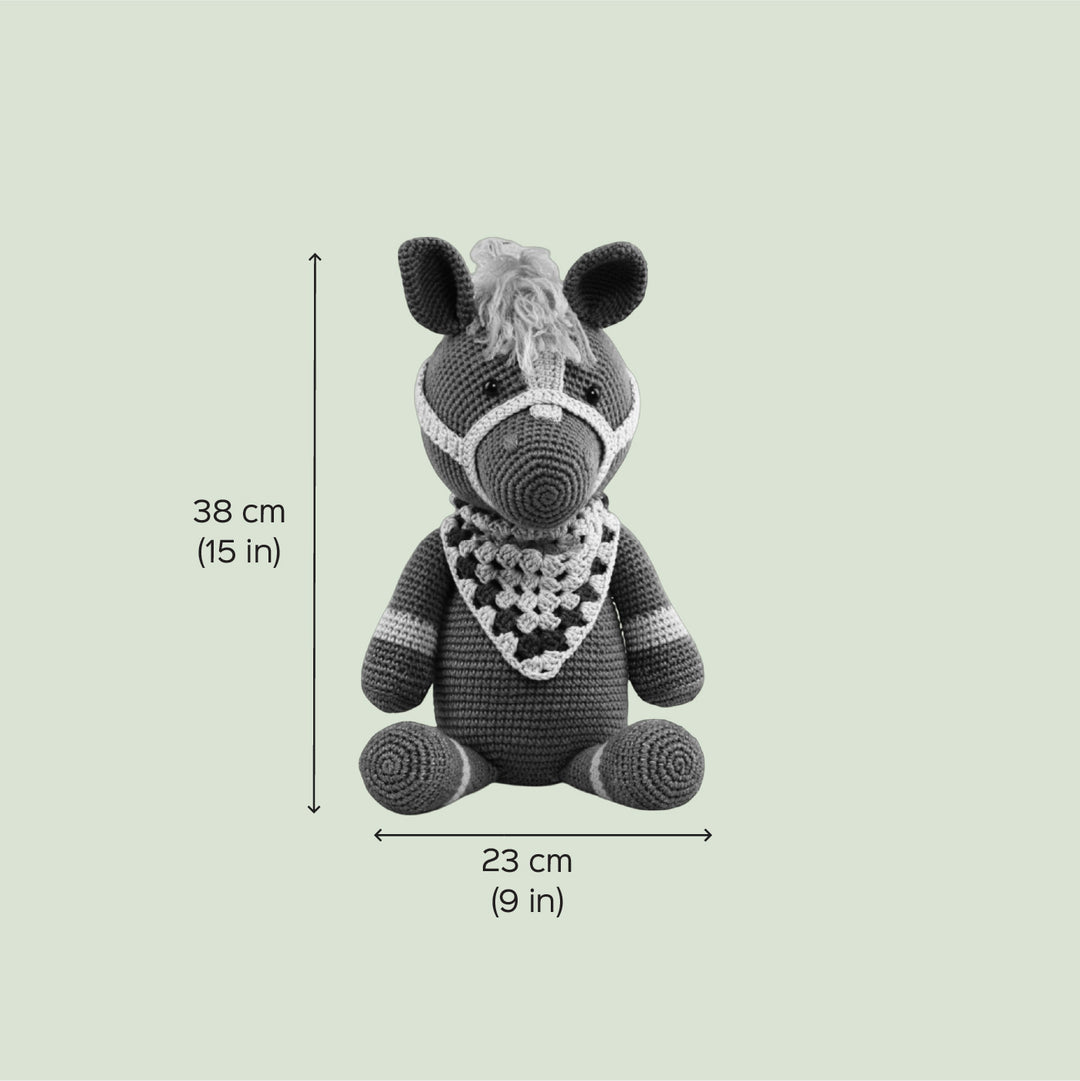 Handmade Crochet Harley the Horse Toy for Kids