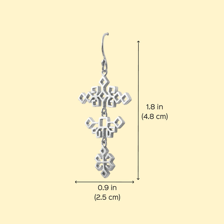 Handmade Tarang 22k Gold Plated Silver Earrings