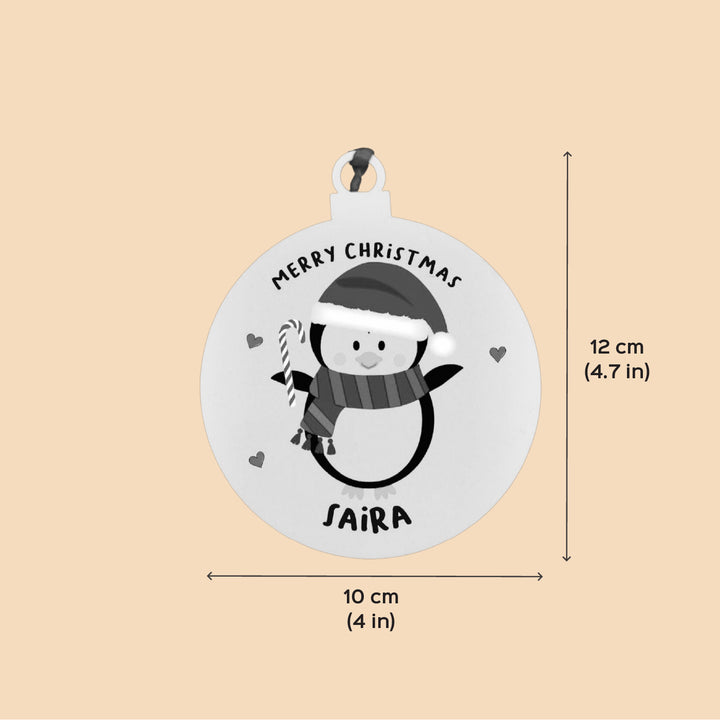 Personalized Handmade Gnome's Sipping Surprise Acrylic Ornament