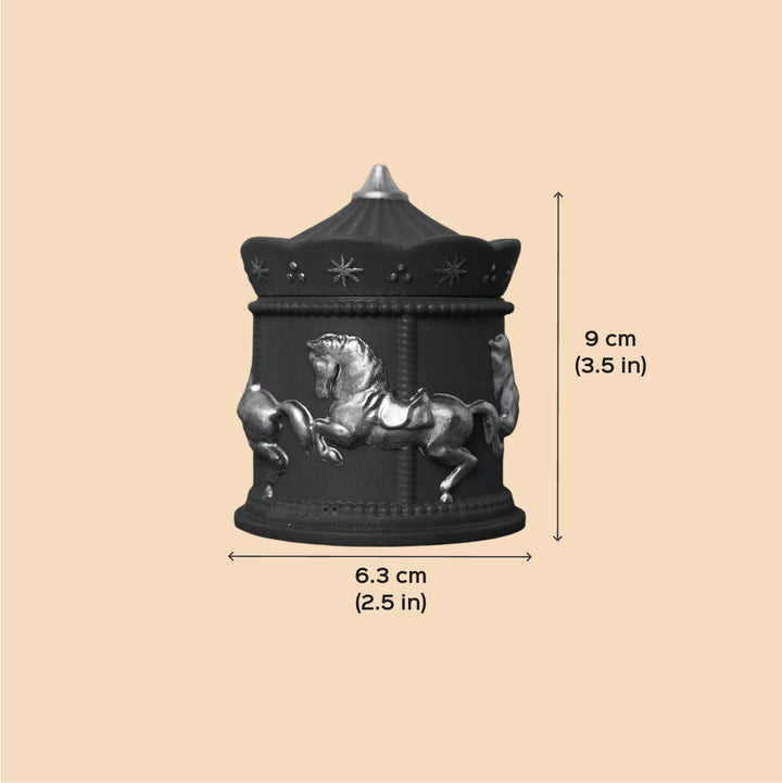 Handmade Soy Wax Carousel Jar Candle