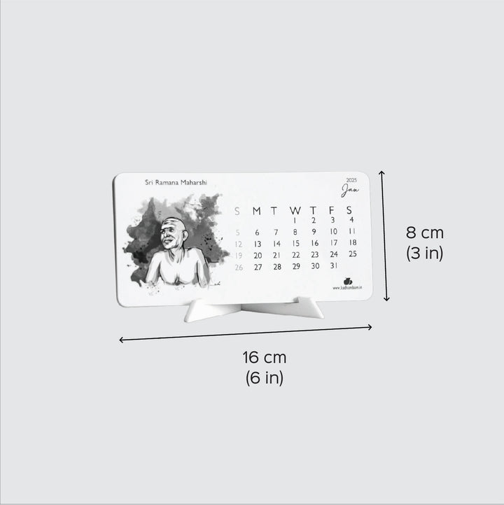 Printed Kaaval Deivam 2025 Desk Calendar