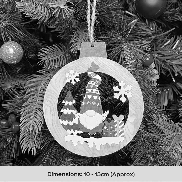 Handmade Gnome Noel Christmas Ornament