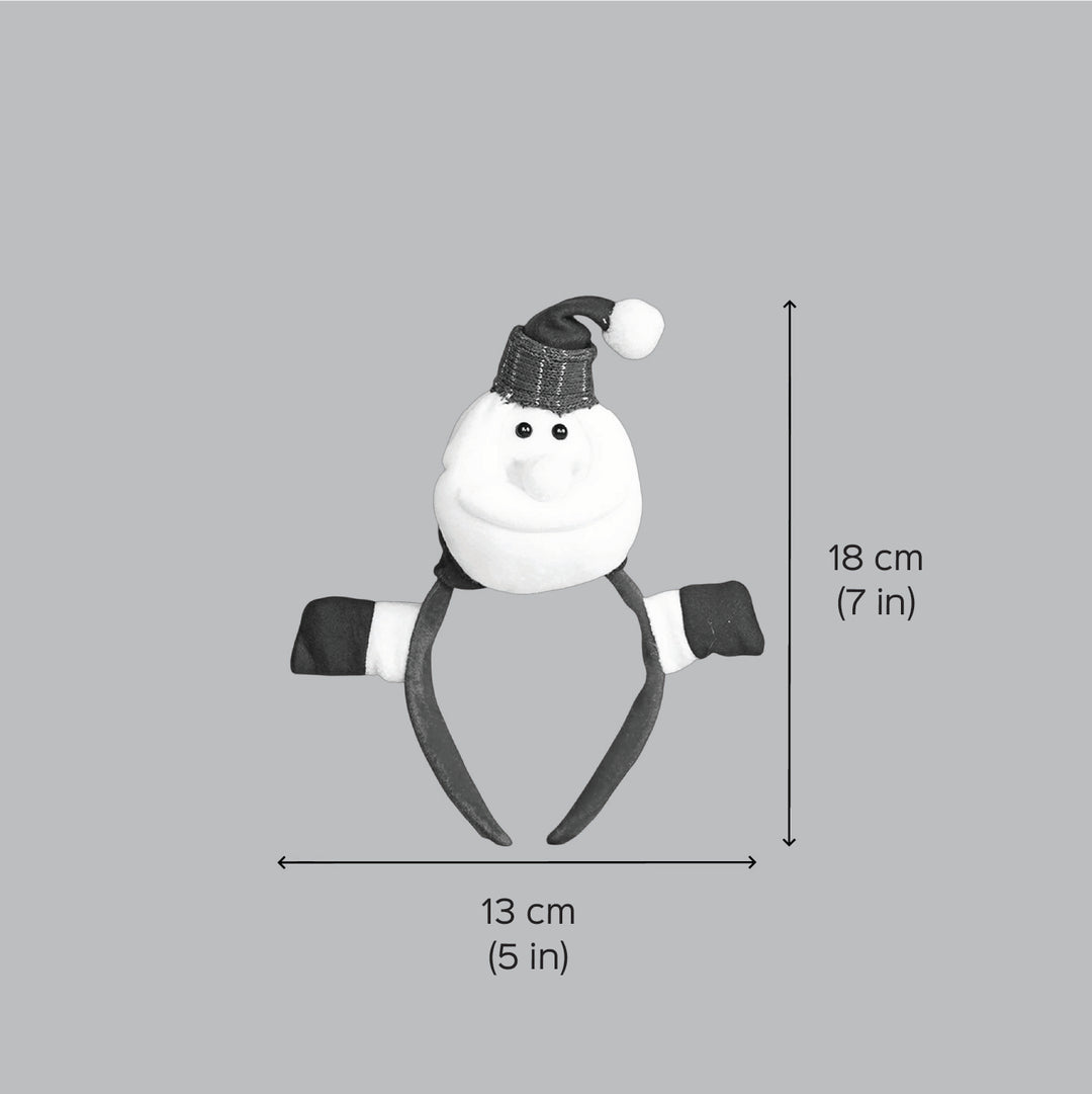 3D Snowman Theme Kids Hairband | Secret Santa Gift Ideas