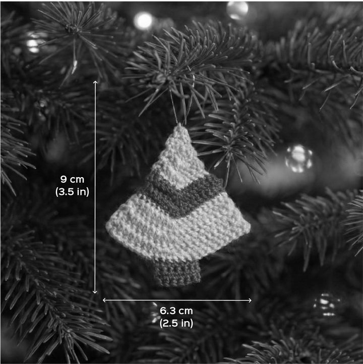 3 Pc | White And Red Crochet Christmas Ornament