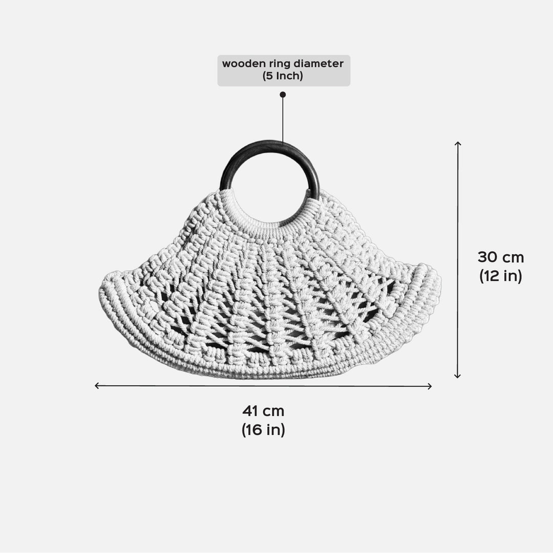 Handmade Macrame Chanda Handbag