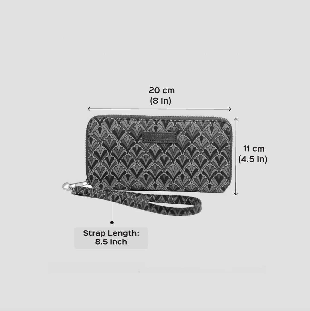 Bageechi Hand Block Printed Wrist Clutch