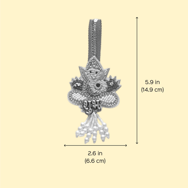 Handmade Beaded Ganesha Shubhlabh Hanging