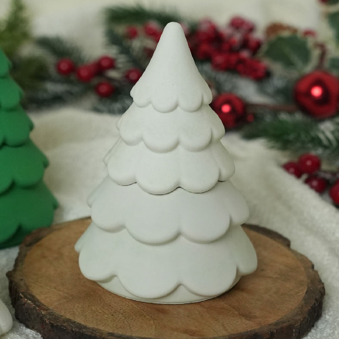 Handmade Soy Wax Christmas Tree Jar Candle