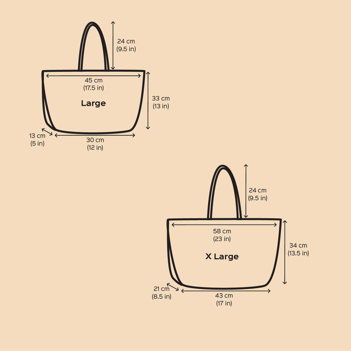 Maroon and Grey Tara Knot Handmade Koodai Tote Bag
