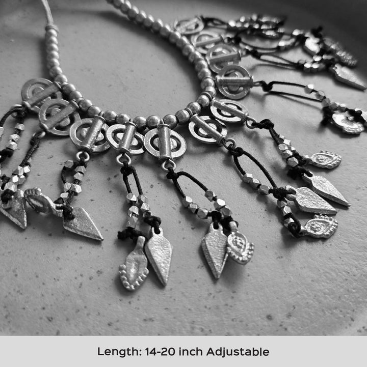 Handmade Vibha Adjustable Brass Necklace