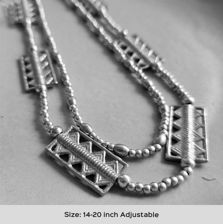 Handmade Anika Layered Brass Necklace