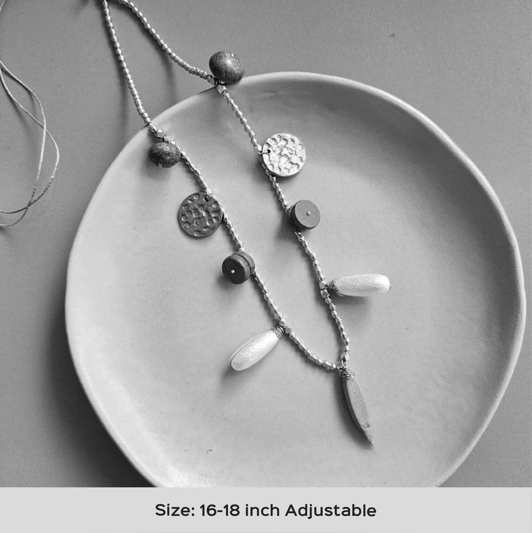 Handmade Radient Elegance Brass Necklace