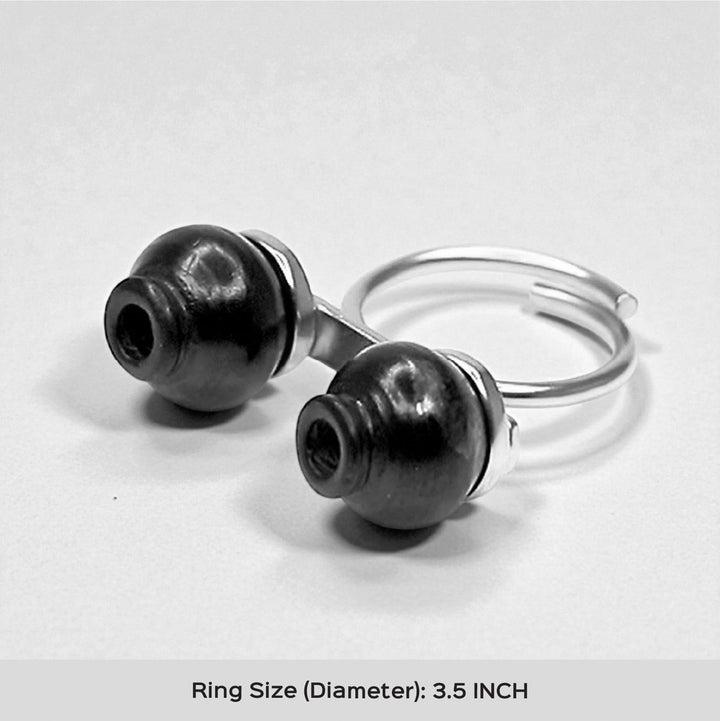 Contemporary Handmade Surahi Design Brass Ring | 22K Gold Plated