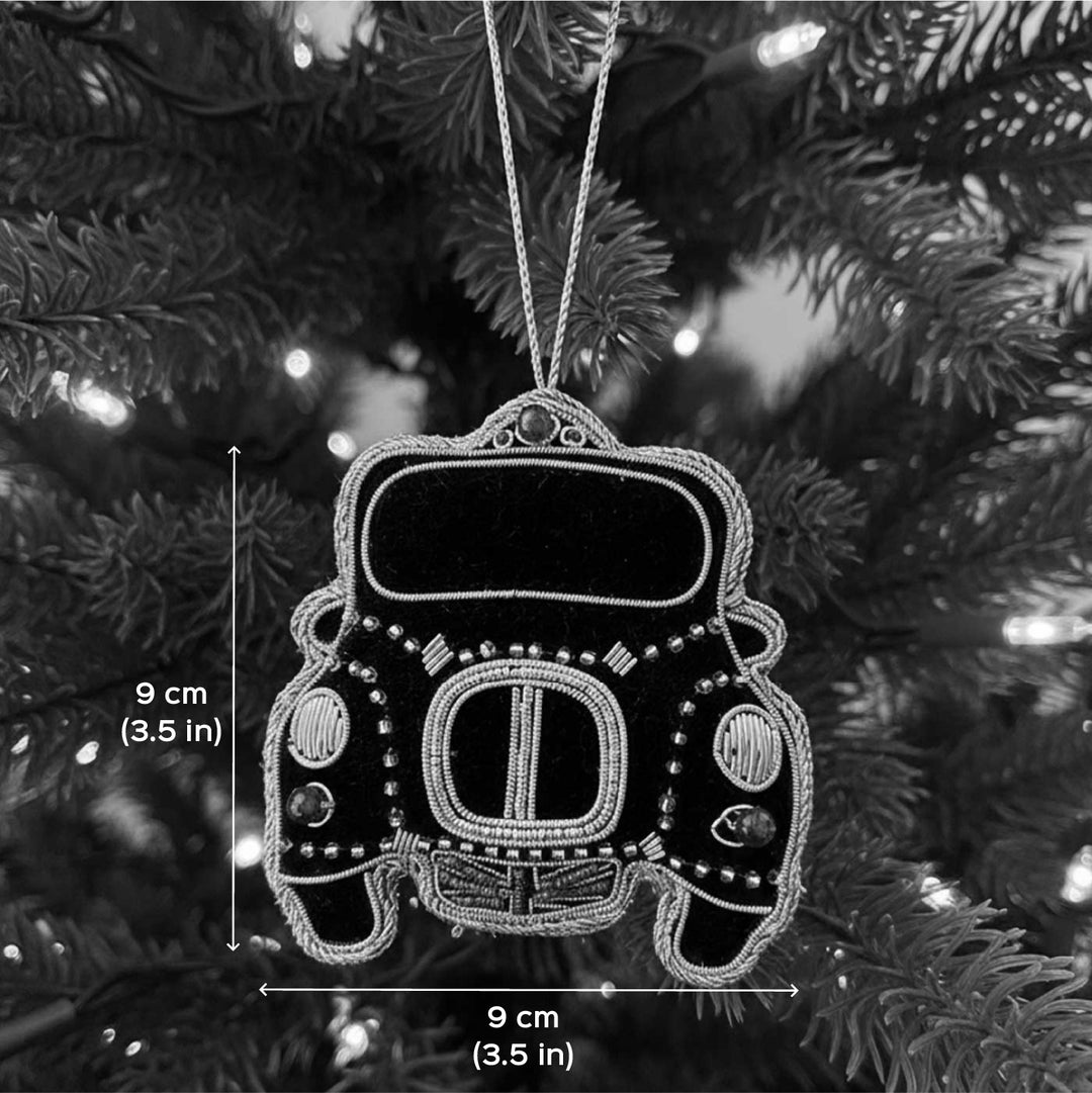 London Taxi Cotton Premium Zardozi Ornament