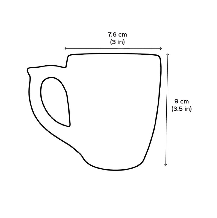 South Indian Couple Photo Personalized Handpainted Terracotta Mug | 280 Ml