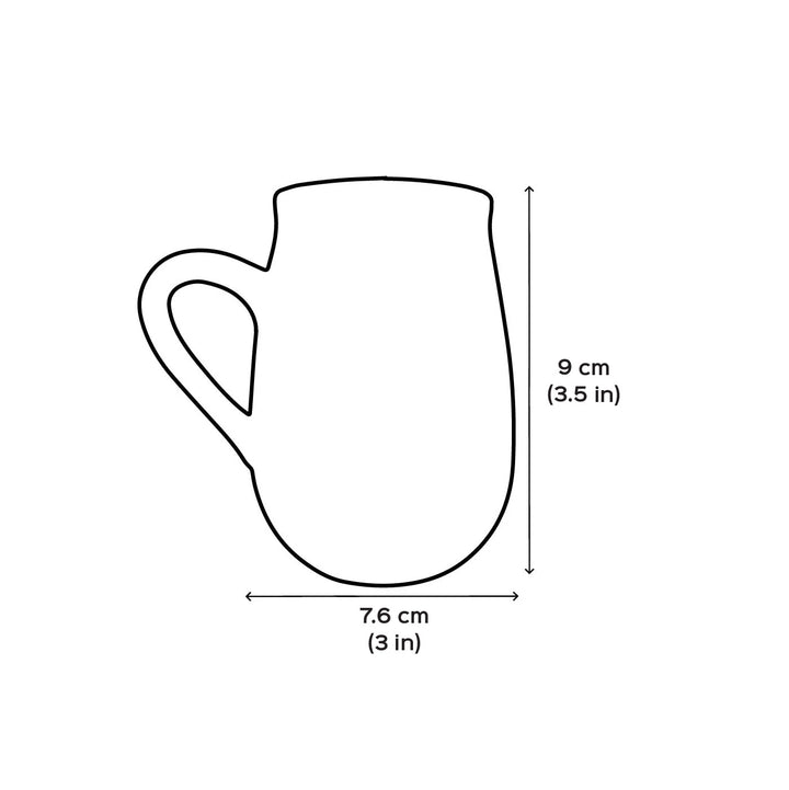 Maharashtrian Couple Photo Personalized Handpainted Terracotta Mug | 280 Ml